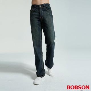 【BOBSON】男款中直筒牛仔褲(1706-77)