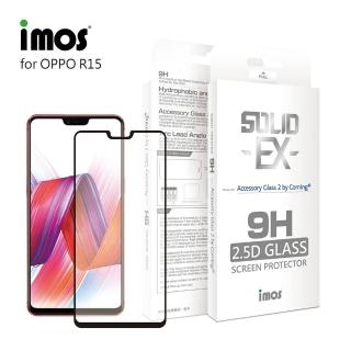 【iMos】OPPO R15(2.5D 滿版玻璃 螢幕保護貼)