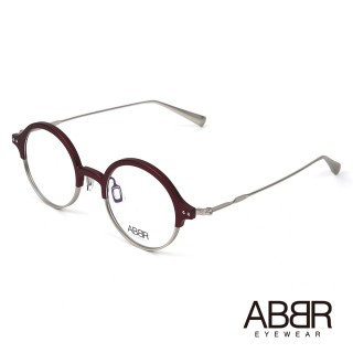 【ABBR】北歐瑞典設計新一代鋁合金光學眼鏡(酒紅 NP-01-004B-Z12)