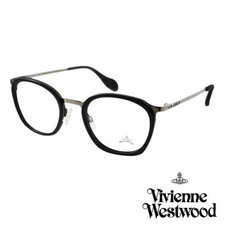【Vivienne Westwood】英國Anglomania英倫簡約光學眼鏡(黑 AN344M01)
