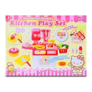 【Sanrio 三麗鷗家族】凱蒂貓流理台瓦斯爐玩具組