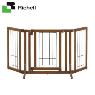 【Richell 利其爾】寵物用木製附門圍欄 S號(ID58471)