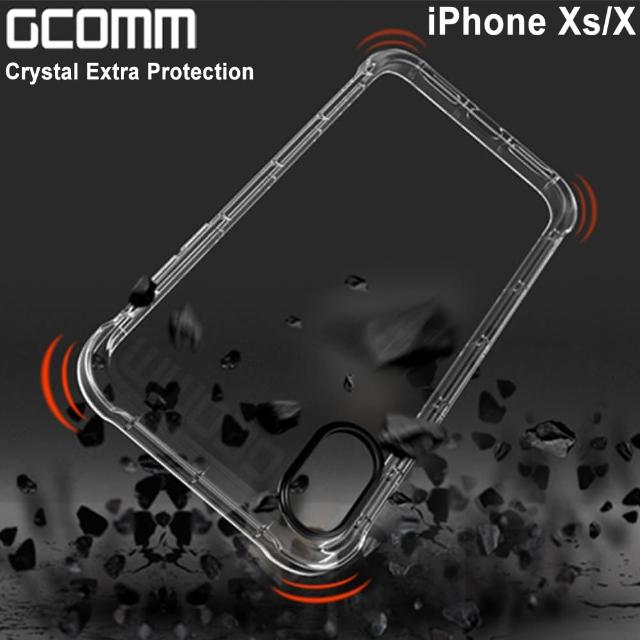 【GCOMM】iPhone Xs/X 5.8吋 增厚氣墊全方位加強保護殼 Crystal Extra Protection 清透明(iPhone Xs/X)