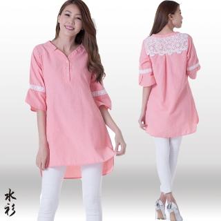 【水衫】柔嬌蕾絲長版上衣三件組(LG03-03)