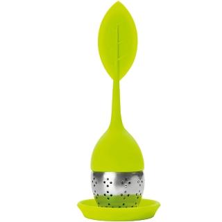 【IBILI】單葉漂浮濾茶器 綠(濾茶器 香料球 茶具)