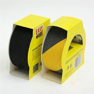 PVC 寬5公分 黑黃防滑膠帶 樓梯防滑貼(2入1組)