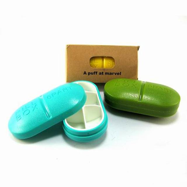 【iSFun】色彩藥片 造型款藥盒/隨機色