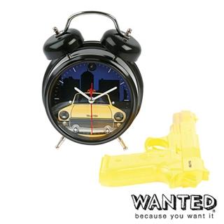 【歐洲名牌時鐘】WANTED-射擊鬧鐘《歐型精品館》(簡約時尚造型/掛鐘/壁鐘/鬧鐘/輕巧可愛)