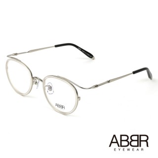 【ABBR】北歐瑞典設計新一代鋁合金光學眼鏡(白 CL-01-001B-Z04)