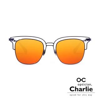 【Optician Charlie】韓國亞洲專利 NPA系列太陽眼鏡(藍 + 水銀橘鏡面 NPA BL)