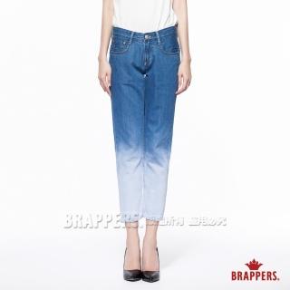 【BRAPPERS】女款 新美腳Royal系列-中低腰漸層八分褲(漸層藍)