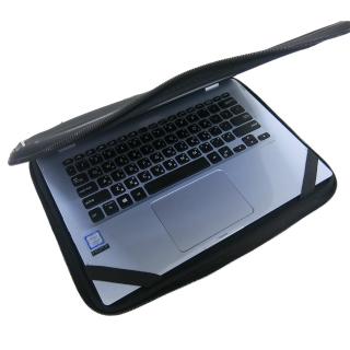 【Ezstick】ASUS Vivobook Flip TP412UA 13吋L 通用NB保護專案 三合一超值電腦包組(防震包)