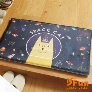 【iSFun】貓咪太空人＊療癒動物絨毛腳踏地墊50x80cm