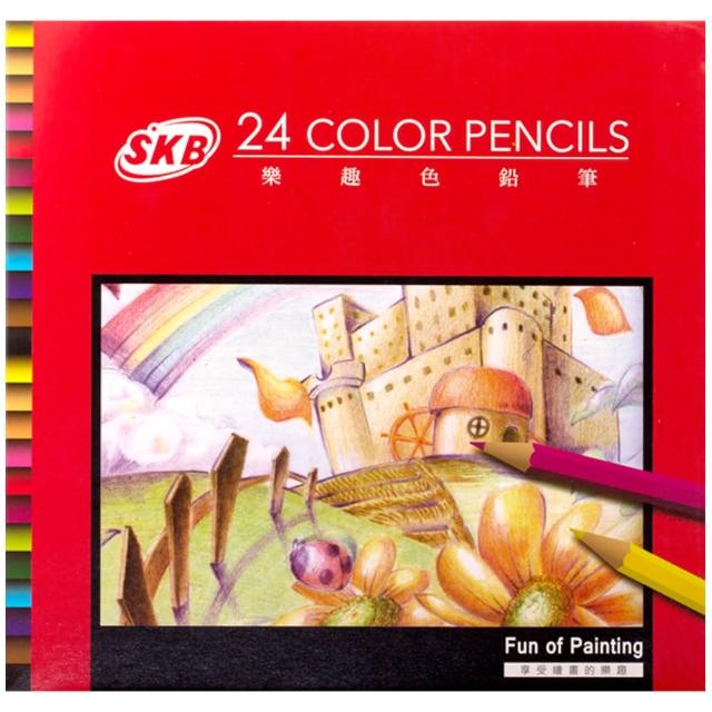 【SKB文明】NP-130 樂趣色鉛筆(24色)