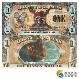 【耀典真品】2011 年 “神鬼奇航” 迪士尼美元(鈔票)