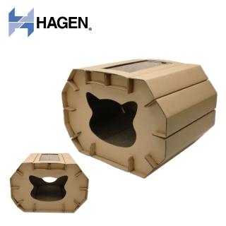 【HAGEN 赫根】貓抓樂DIY彩繪屋(34901)（貓玩具）