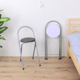 【E-Style】高腳折疊椅/吧台椅/摺疊椅-木製椅座(二色可選)