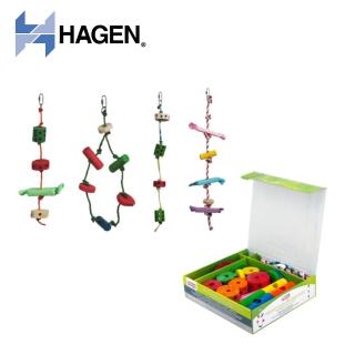 【HAGEN 赫根】Living World 自創性木製鳥玩具 M-L號(81731)