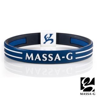 【MASSA-G】Energy Plus雙面鍺鈦能量手環(深藍色)