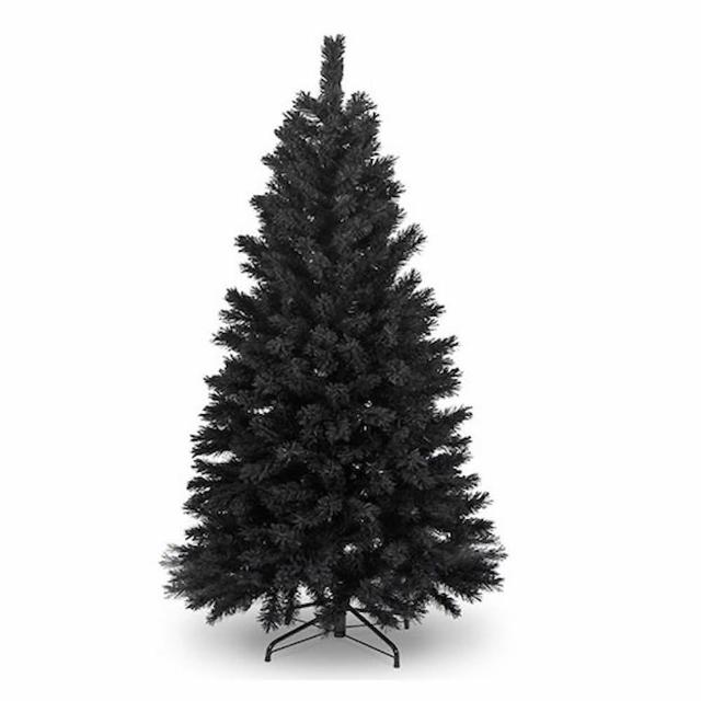 【摩達客】台灣製-10尺/10呎-300cm豪華型時尚豪華版黑色聖誕樹-裸樹(不含飾品/不含燈/本島免運費)