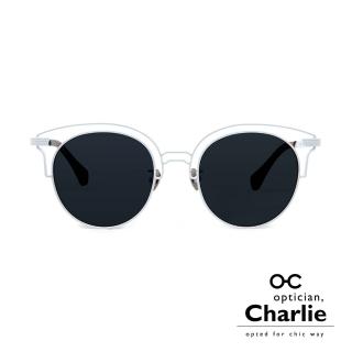 【Optician Charlie】韓國亞洲專利 NPC系列太陽眼鏡(白 NPC WT - 雜誌款)