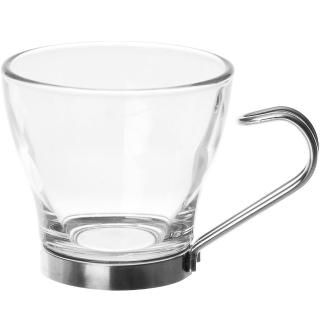 【EXCELSA】玻璃濃縮咖啡杯 110ml(玻璃杯 義式咖啡杯 午茶杯)