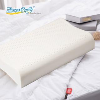 【EverSoft 寶貝墊】護頸人體工學型天然乳膠枕(10-12cm /1入)