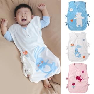 【Baby童衣】水晶絨側邊綁帶動物睡袋型背心 60226(共3色)