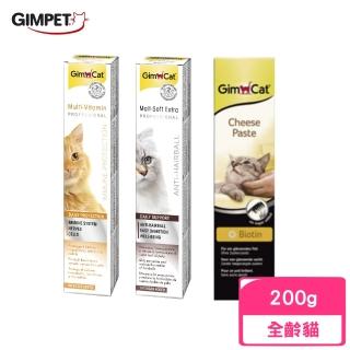 【Gimpet 竣寶】貓用營養膏系列 200g(超級維他命膏/麥芽化毛膏)