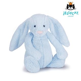 【JELLYCAT】51cm 經典大兔兔(寶貝藍 Bashful Blue Bunny)