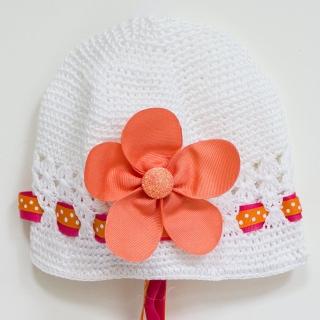【美國 Lollitops】純手工針織帽俏麗花朵系列_(# HD-06)