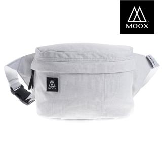 【MOOX 穆克斯】A5GS 極簡時尚單肩斜背包/腰包(雅痞灰)