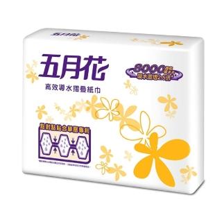 【MAY FLOWER 五月花】高效導水雙層擦手紙(200抽x20包)