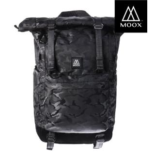 【MOOX 穆克斯】A3AB CONVERT多功能探險後背包-雙層筆電包(迷彩黑)