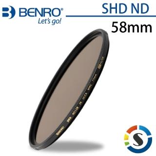 【BENRO百諾】圓形減光鏡 SHD ND 64/128/256/500/1000-58mm(勝興公司貨)
