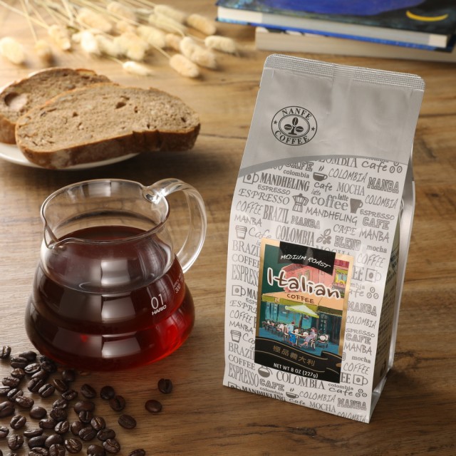 【NANFE 南菲咖啡】精品咖啡豆 極品義大利綜合風味 中烘焙 鮮烘  2包組(半磅227gx1包)