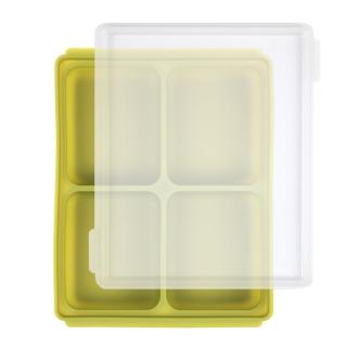 【TgmFDA】白金矽膠 副食品冷凍分裝盒4格-XL(70g)