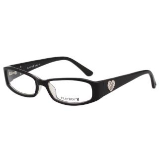 【PLAYBOY】時尚光學眼鏡PB85058(黑色)