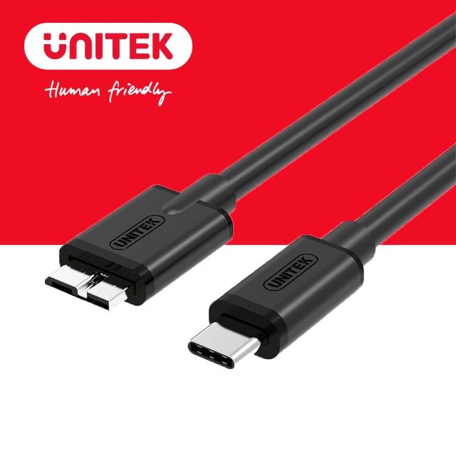 【UNITEK】Type-C 轉Micro USB3.0傳輸線 Y-C475BK(Type-C)