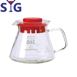 【SYG】精緻耐熱花茶壺BHG360S(紅蓋)