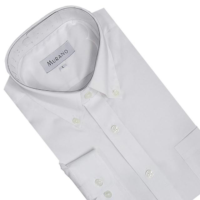 【MURANO】正式長袖襯衫(台灣製、現貨、正式、白色)