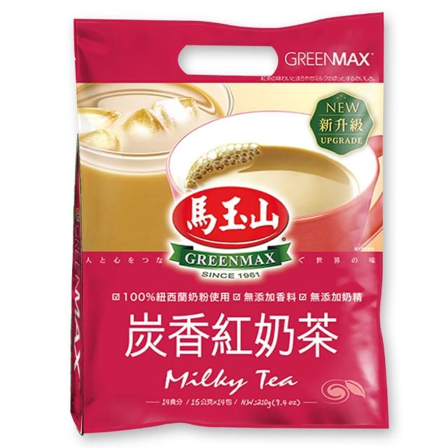 【馬玉山】炭香紅奶茶x1袋(15g x14包/袋)