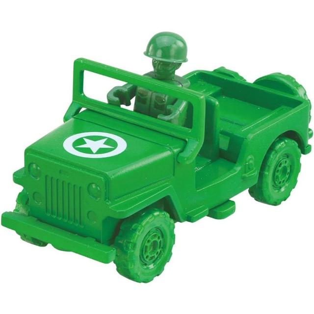 【TOMICA】玩具總動員小汽車 - 綠色小士兵&軍事車(小汽車)