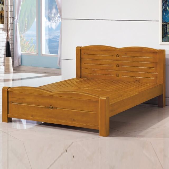 【AS雅司設計】愛曼紐3.5尺全實木床台-108.5x206.5x93cm