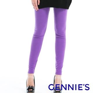 【Gennies 奇妮】舒適棉質可調內搭褲(紫T4A09)