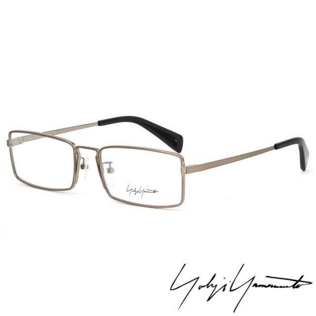【Y-3山本耀司】Yohji Yamamoto 時尚前衛方框光學眼鏡(銀-YY3003-914)