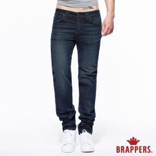 【BRAPPERS】男款 HM中腰系列-中腰彈性直筒褲(深藍)