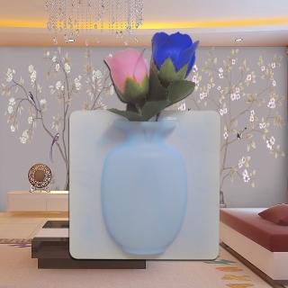 魔術矽膠花瓶造型收納盒(花瓶/貼式/花瓶/收納/膠片)