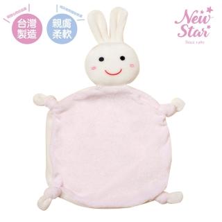 【Newstar明日之星】MIT可愛兔兔安撫巾安撫玩偶/玩具(棉 柔軟 安心材質 台灣製造 兔兔 可愛 動物)