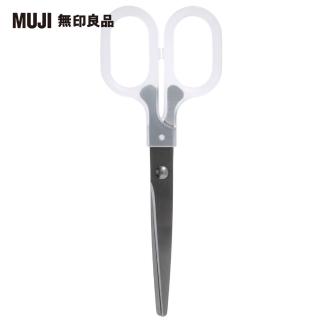 【MUJI 無印良品】不鏽鋼剪刀/15.5cm.透明